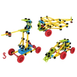 Set de construit vehicule, TechnoK, 6 modele, 139 de piese - Img 1