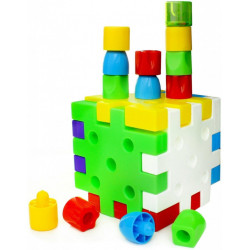 Set de joaca Quercetti Qubo Cuburi de construit - Img 3