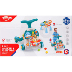 Antepremergator Malplay 2 in 1, cu jucarii detasabile, albastru - Img 19
