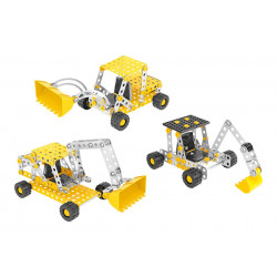Set de construit metalic, TechnoK, 6 modele de vehicule, 225 de piese - Img 3