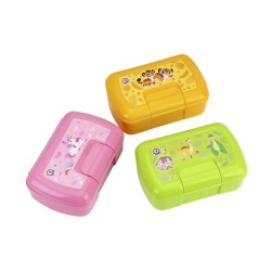 Cutie pentru mic dejun cu autocolant, (9086) Technok, 0.9 L, verde - Img 3