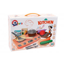 Set de mini bucatarie cu efecte de vapori, sunete si lumini TechnoK - Img 1
