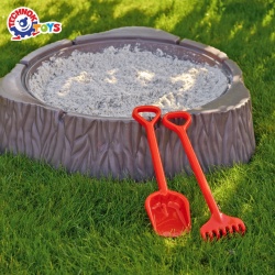 Set de nisip, unelte de gradina, Technok (1424), lopata si grebla, 50 cm, rosu - Img 4