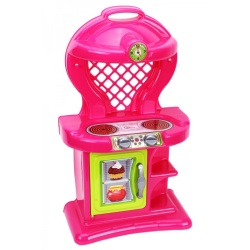 Bucatarie pentru copii simpla, TechnoK, 60 cm, fara accesorii, roz - Img 2