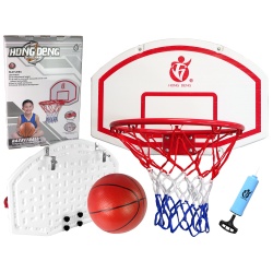 Set cos de baschet, Hong Deng, cu minge si pompa - Img 1