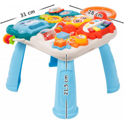 Antepremergator Malplay 2 in 1, cu jucarii detasabile, albastru - Img 12