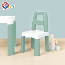 Masa pentru copii cu 2 scaune, sarcina max. 75 kg, Technok, verde - Img 5