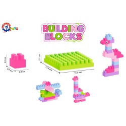 Set cuburi de constructie, Technok, 90 de piese - Img 2