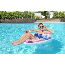 Colac de inot, Bestway 43637, 118 cm x 117 cm, multicolor - Img 9