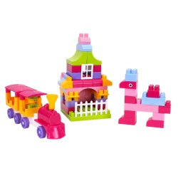 Set cuburi de constructie, Technok, 90 de piese - Img 3