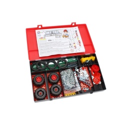 Set de construit metalic, TechnoK, 15 modele de vehicule, 337 de piese - Img 3