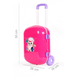 Set mini bucatarie in troliu roz TechnoK, cu accesorii - Img 4
