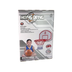 Set cos de baschet, Hong Deng, cu minge si pompa - Img 4