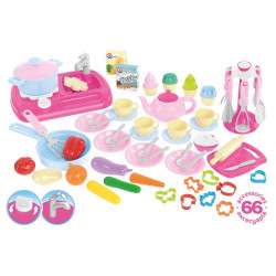 Set de bucatarie cu ustensile, TechnoK, 66 de piese - Img 2