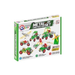 Set de construit metalic, TechnoK, 8 modele de vehicule agricole, 253 de piese - Img 1