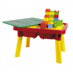 Set masuta si cuburi de constructie, Unico Plus, 31 piese - Img 4
