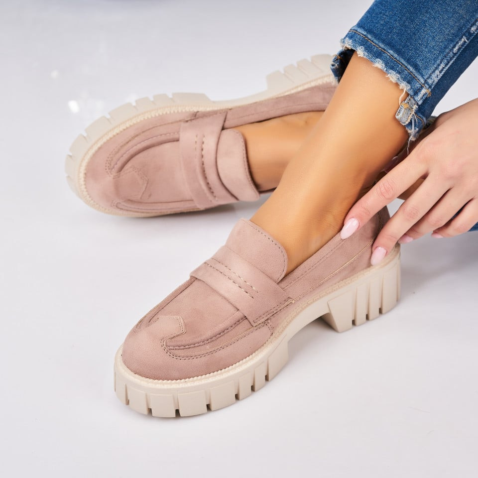 Γυναικεία Casual Παπούτσια Οικολογικό Γυρισμένο Δέρμα Χάκι Oye A3837
