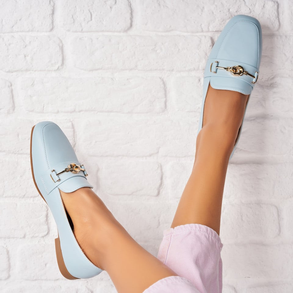 Γυναικεία Casual Παπούτσια Οικολογικό Δέρμα Γαλάζιο Maritza A1894