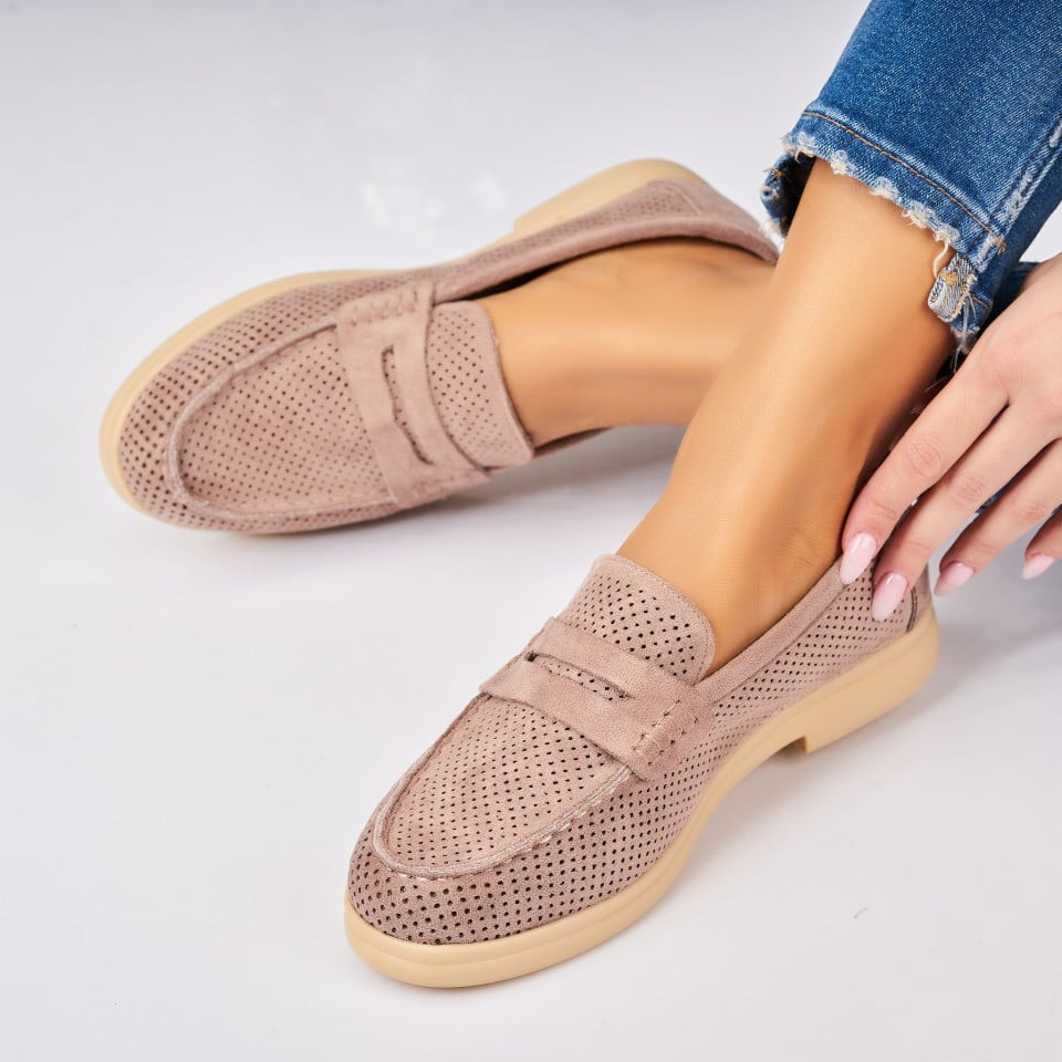 Γυναικεία Casual Παπούτσια Οικολογικό Γυρισμένο Δέρμα Χάκι Maisa A3828