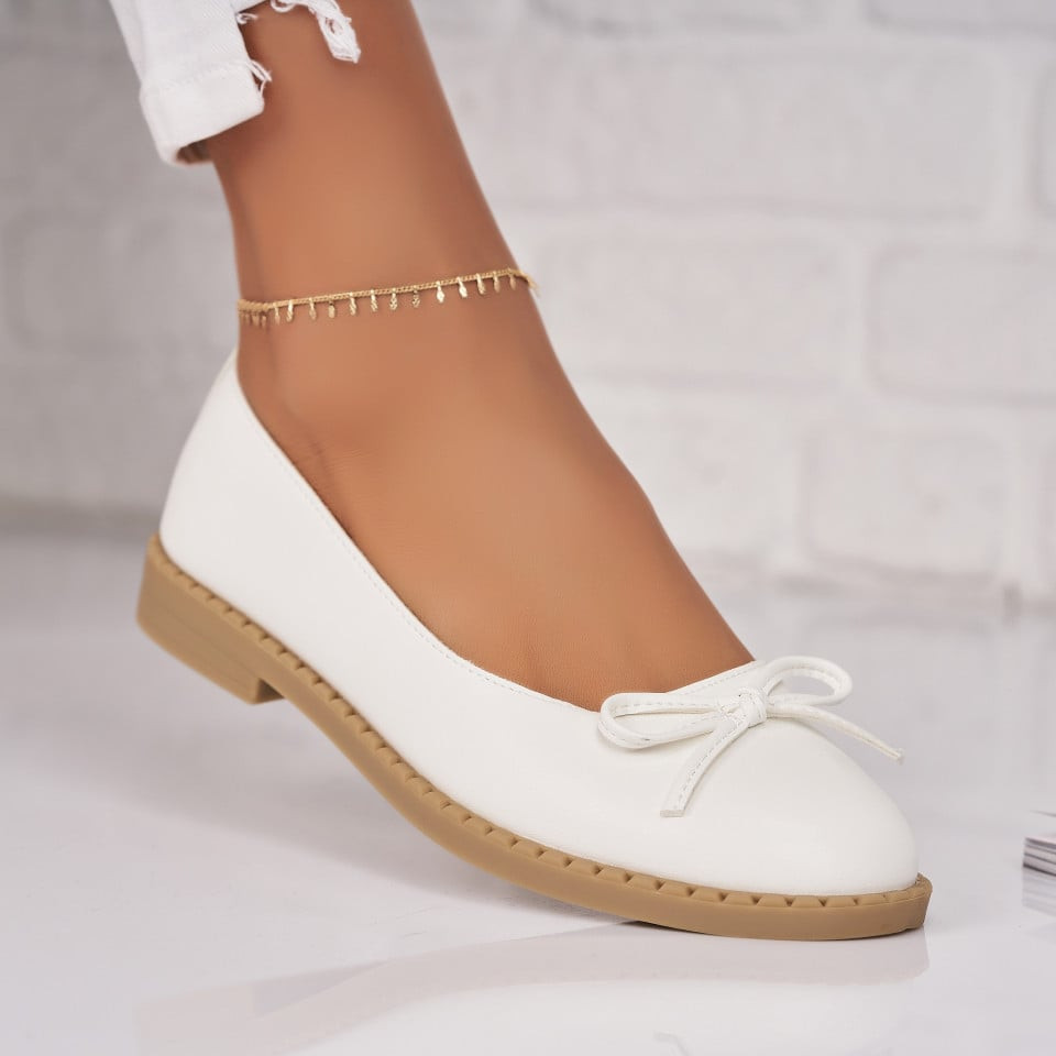 Γυναικεία Casual Παπούτσια Οικολογικό Δέρμα Άσπρο Tinsley A1705