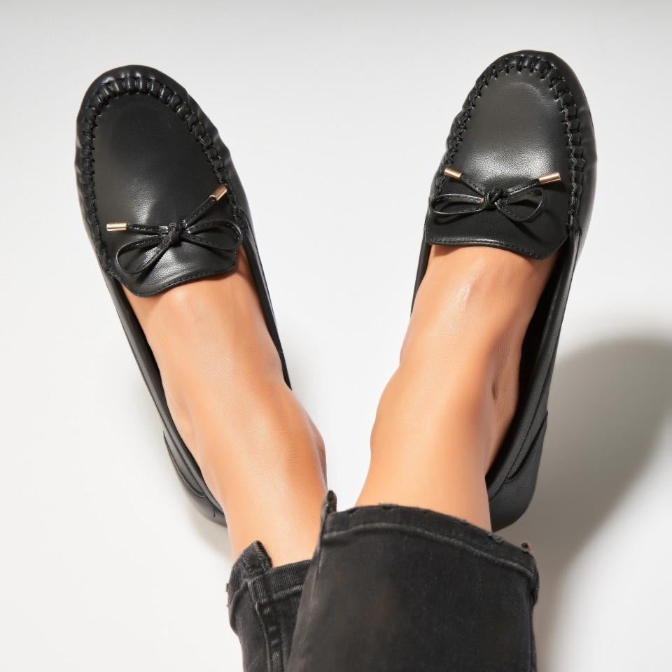 Γυναικεία Casual Παπούτσια Οικολογικό Δέρμα Μαύρο Stassi