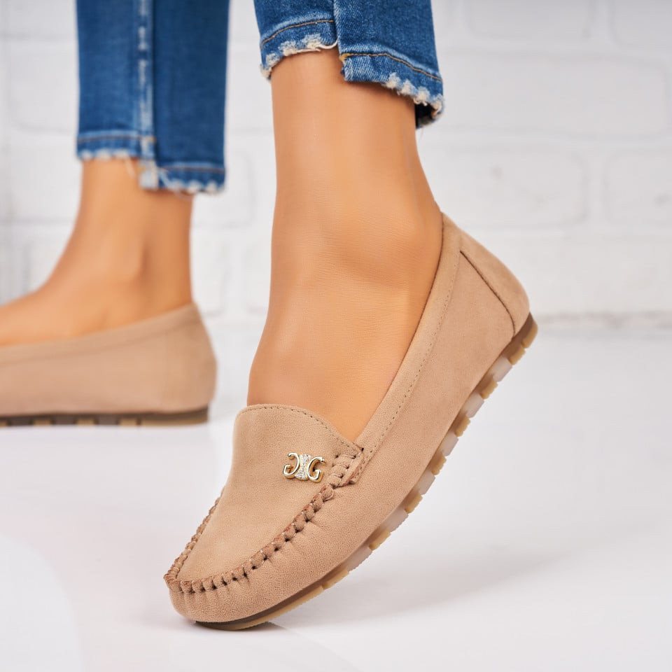 Γυναικεία Casual Παπούτσια Οικολογικό Γυρισμένο Δέρμα Χάκι Greyley A3798