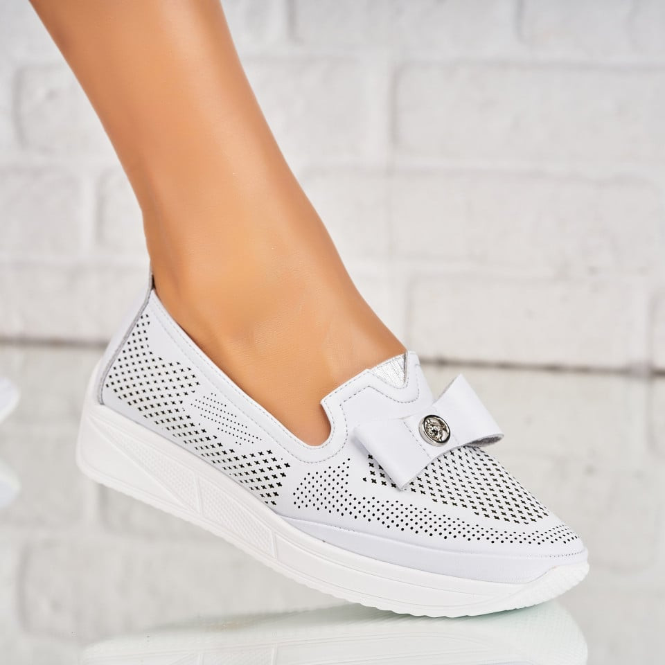 Γυναικεία Casual Παπούτσια Οικολογικό Δέρμα Άσπρο Betal A4275