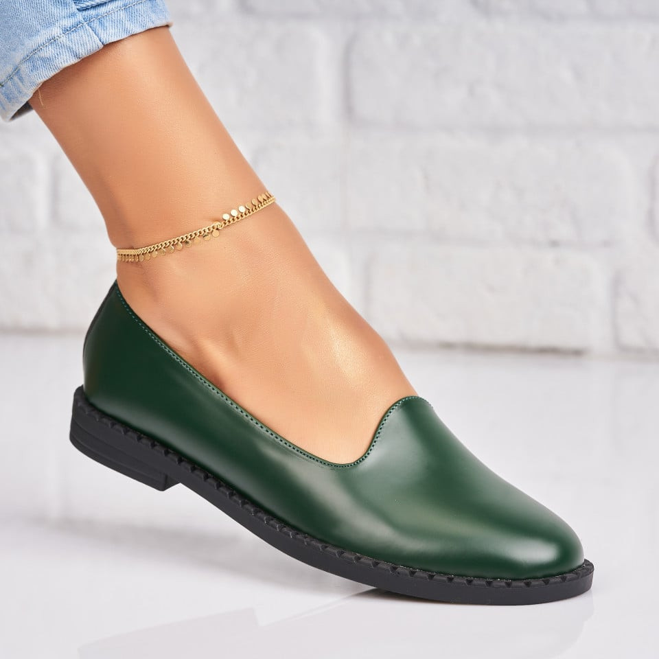 Γυναικεία Casual Παπούτσια Οικολογικό Δέρμα Πράσινο Naiah A1756