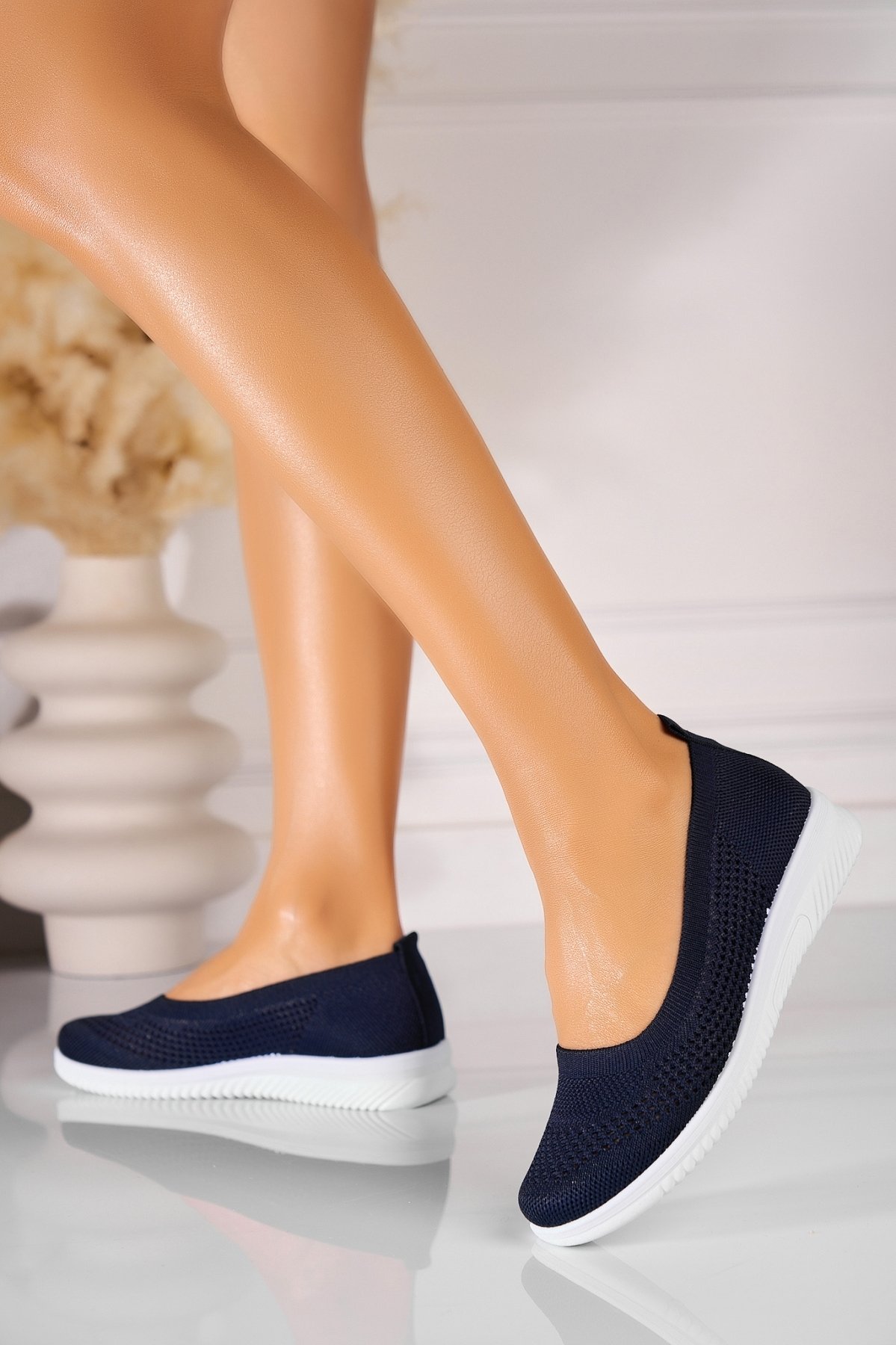 Γυναικεία Casual Παπούτσια Ύφασμα Μπλε Maily