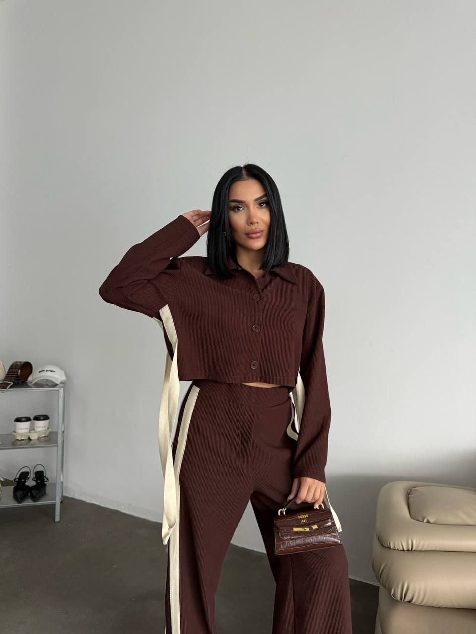 Γυναικεία κοστούμια Καφέ Maryam