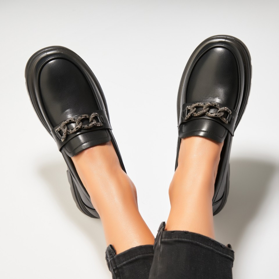 Γυναικεία Casual Παπούτσια Οικολογικό Δέρμα Μαύρο Katelina A6990