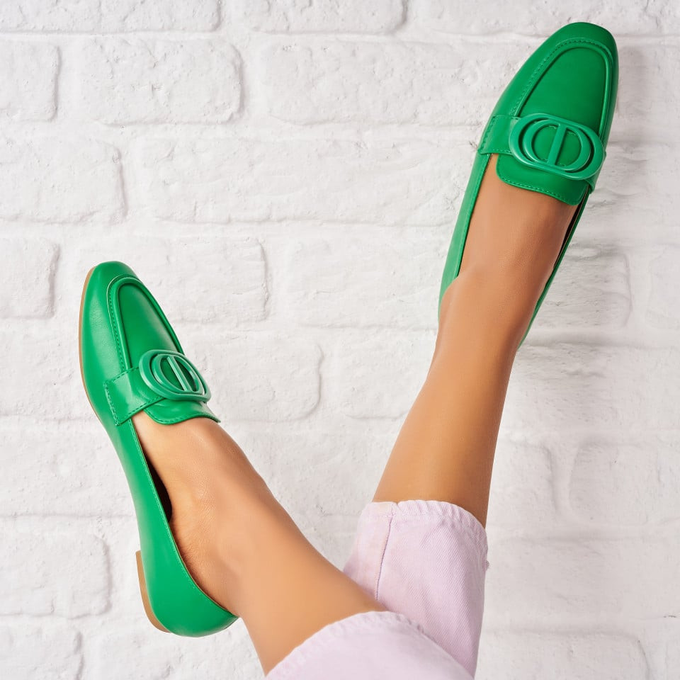 Γυναικεία Casual Παπούτσια Οικολογικό Δέρμα Πράσινο Cosette A1903