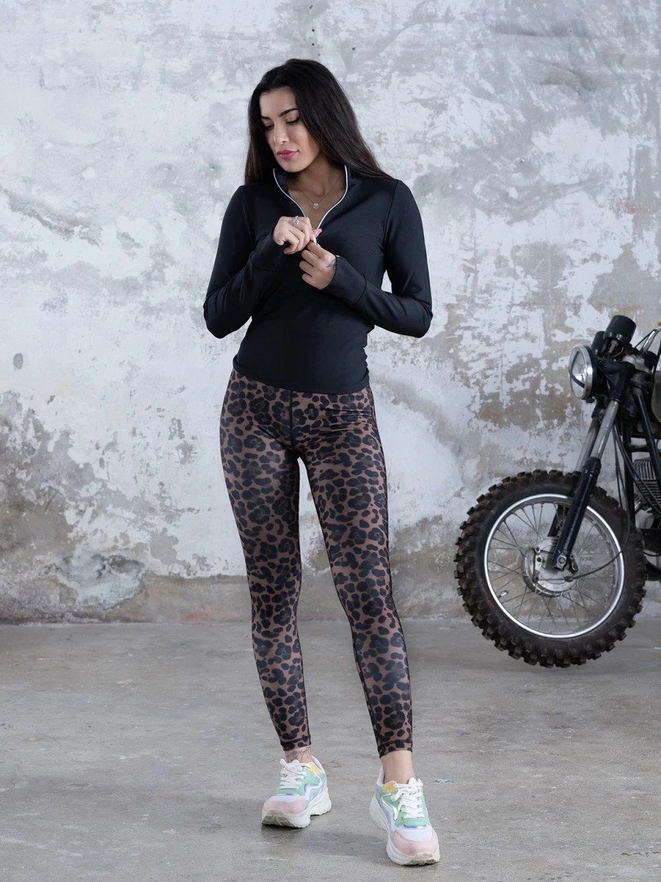 Kολάν για γυμναστική Animal Print Delaney