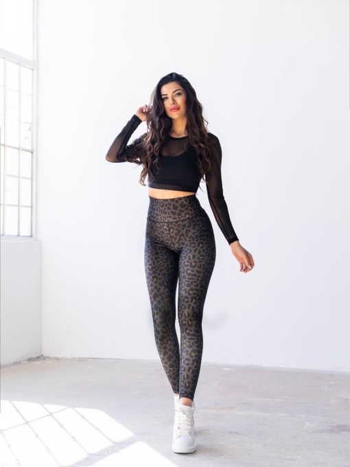 Kολάν για γυμναστική Animal Print Reese - Img 2