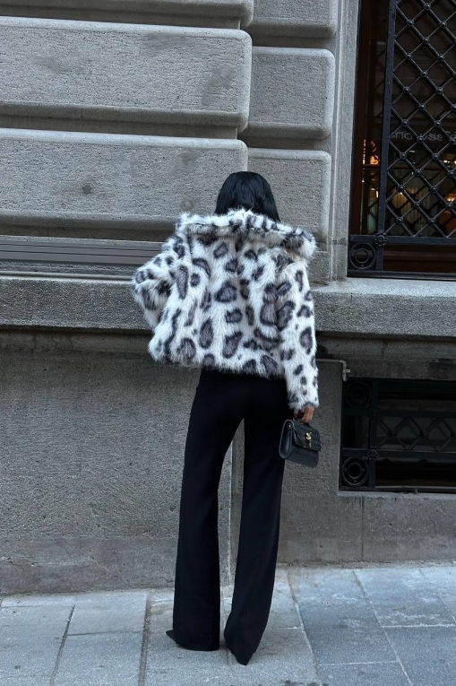 Κοντό μπουφάν για γυναίκες Animal Print Axella2 - Img 2