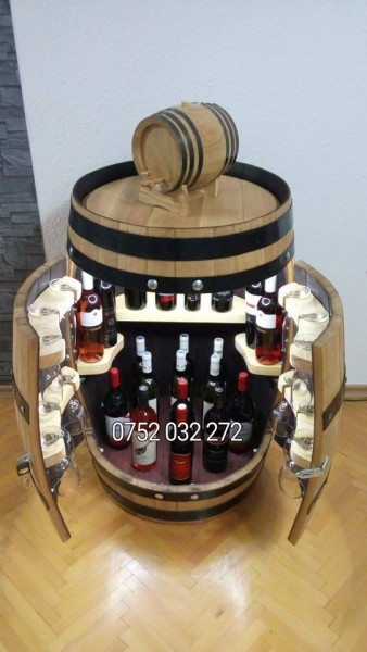 Minibar din  lemn  masiv cu led - Img 2