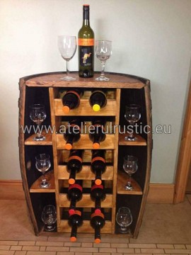 Minibar luxury lemn masiv - Img 3