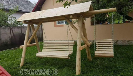 Balansoar  cu un leagăn  copil - Img 2