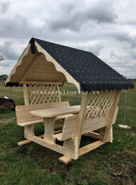 Foisor din lemn rustic - Img 2