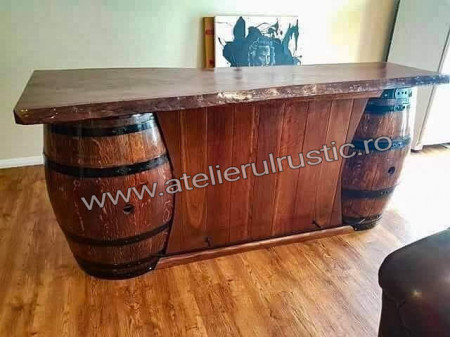 Tejghea  bar din  lemn  masiv - Img 2