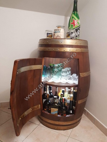 Minibar raft jumate cu bec