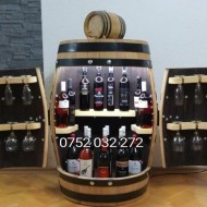 Minibar din  lemn  masiv cu led