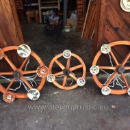 Lustra rustică roata - Img 3
