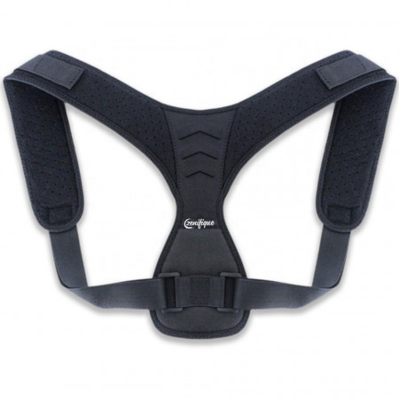 Suport corector pentru spate zenifique®, marime universala, material respirabil, unisex, negru