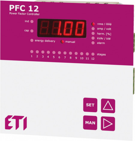 Controler putere reactiva PFC RS - maxim 12 trepte