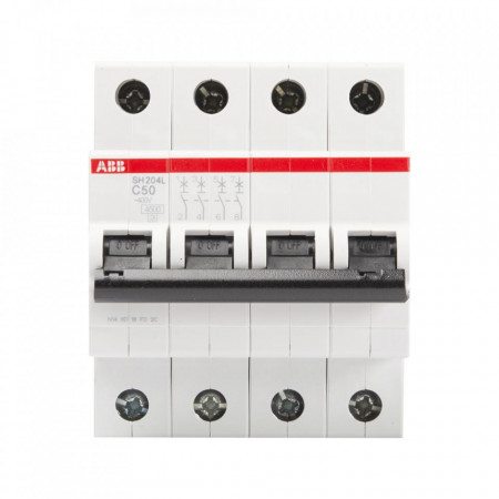 Intrerupator automat, 50A, 4P, 4,5 kA, curba C, ABB