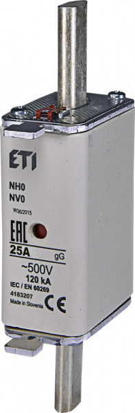 Siguranta MPR-NV0 gL-gG KOMBI 500V 25A
