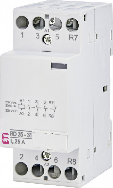 Contactor modular RD 25-31-230V AC/DC