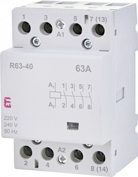 Contactor modular R63-40 230 V