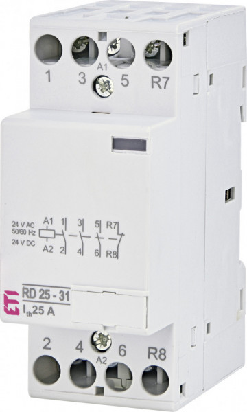 Contactor modular RD 25-31-24V AC/DC